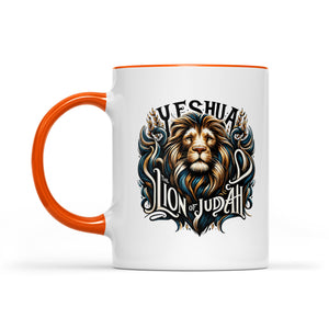 Yeshua Two-Tone Ceramic Faith Mug - front view