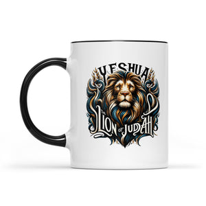 Yeshua Two-Tone Ceramic Faith Mug - front view