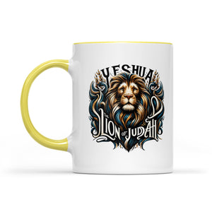 Yeshua Two-Tone Ceramic Faith Mug - front view