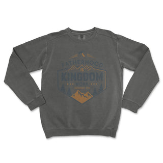 Fatherhood is Kingdom Work Premium Christian Crewneck - front view