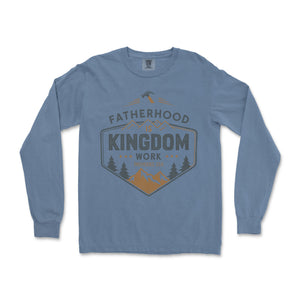 Fatherhood is Kingdom Work Long Sleeve Long Sleeve T-Shirt - front view