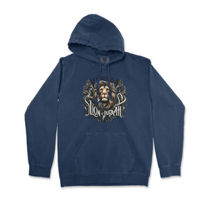 Yeshua, Lion of Judah Hoodie – Roar Your Faith Premium Christian Hoodie - front view