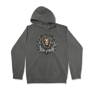 Yeshua, Lion of Judah Hoodie – Roar Your Faith Premium Christian Hoodie - front view