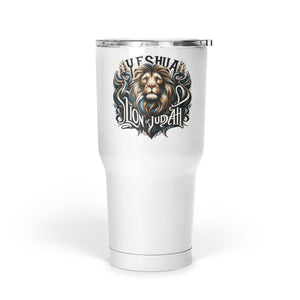 Yeshua The Lion of Judah 30oz Insulated Stainless Steel 30oz Stainless Steel Tumbler - front view