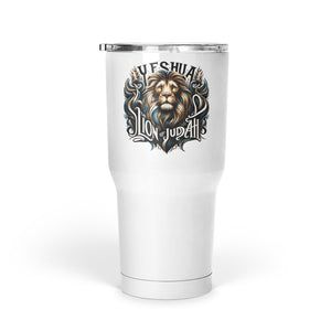 Yeshua The Lion of Judah 30oz Insulated Stainless Steel 30oz Stainless Steel Tumbler - front view