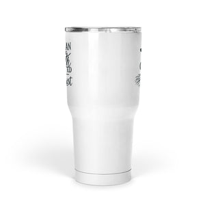 Woman of Faith Rooted in Christ 30oz Insulated 30oz Stainless Steel Tumbler - front view