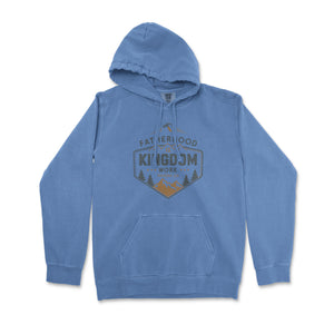 Fatherhood is Kingdom Work Men's Premium Christian Hoodie - front view