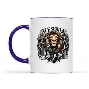 Yeshua Two-Tone Ceramic Faith Mug - front view