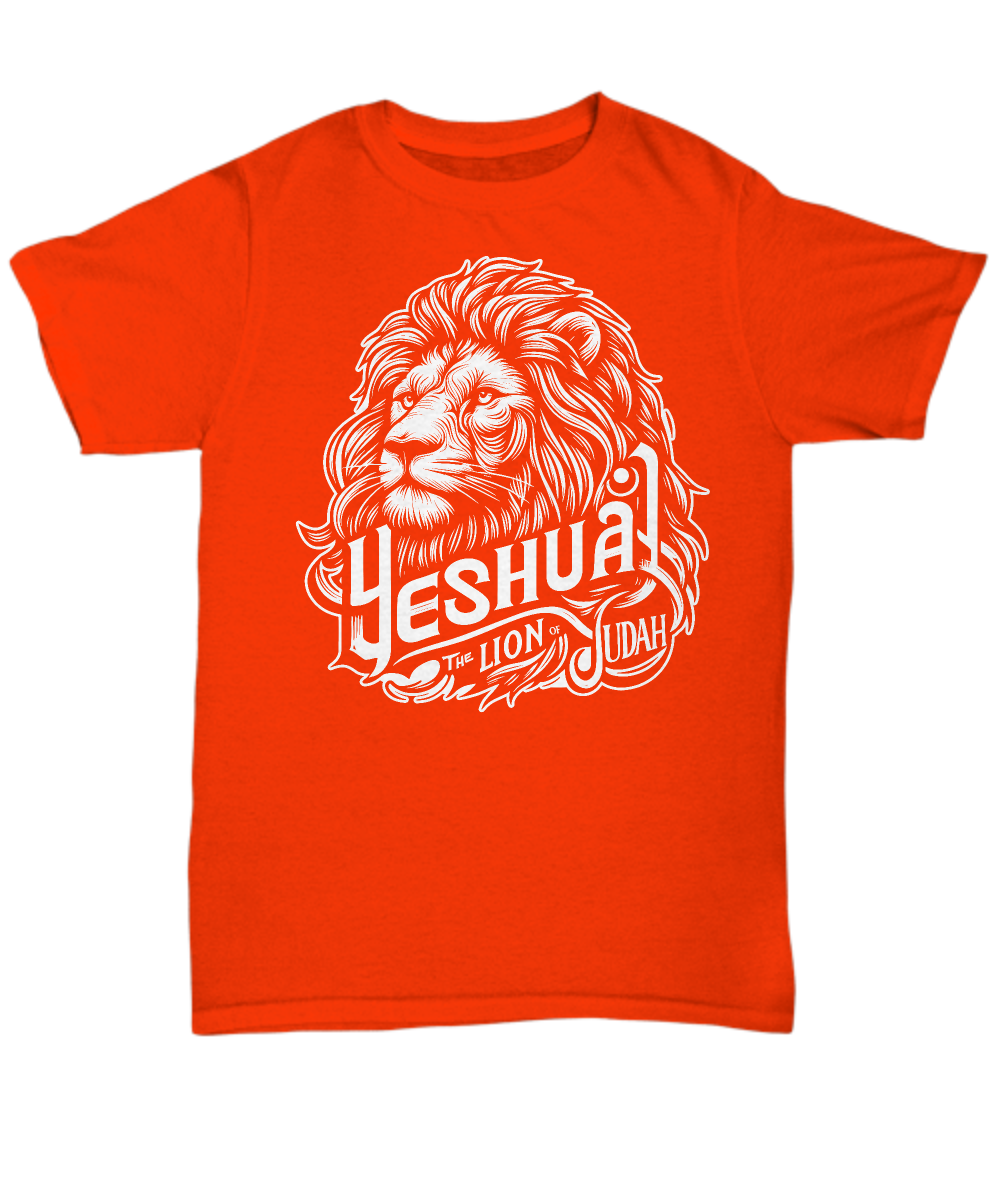 Yeshua, the Lion of Judah' - Kingly Christian Tee