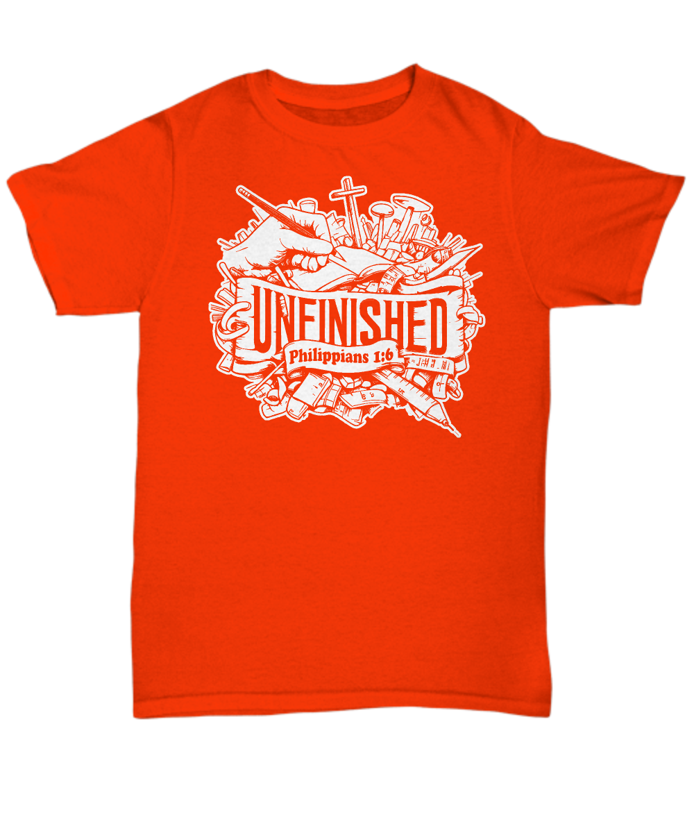 God's Masterpiece: Unfinished Philippians 1:6 Unisex Shirt