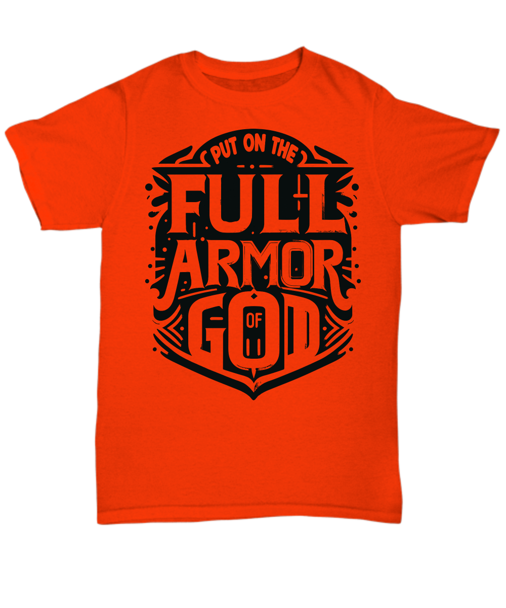 Embrace Your Faith Boldly: "Full Armor of God Ephesians 6:11" Bible Verse Shirt