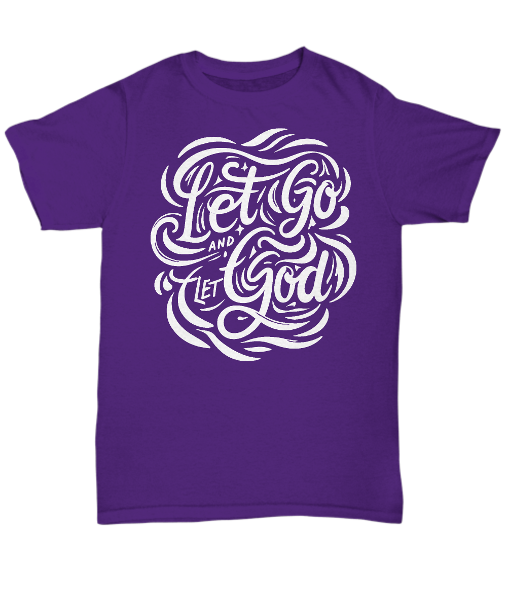 Spiritual Peace Tee - Let Go And Let God With Faith