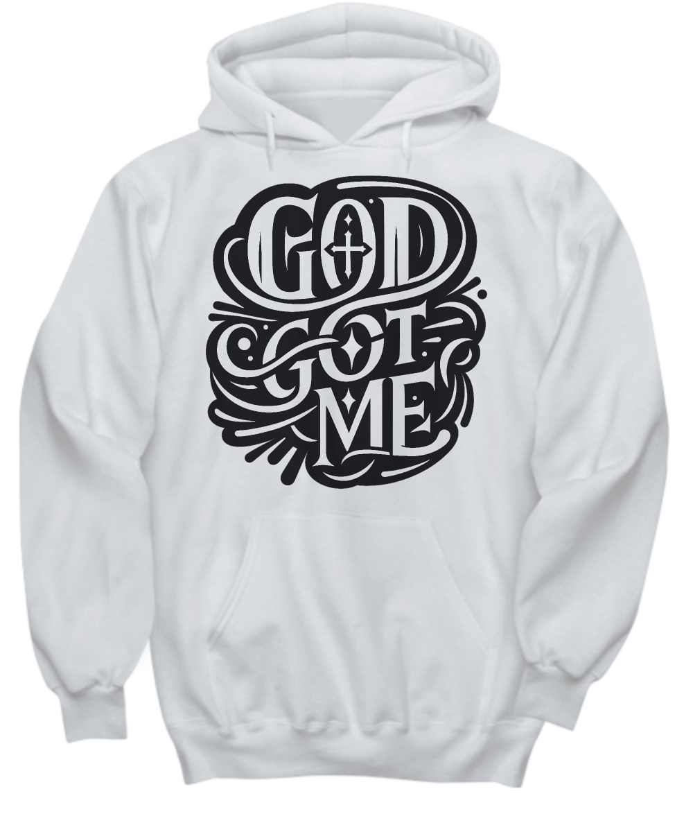 Comfort in Faith 'God Got Me' - Faithful Protection Christian Hoodie