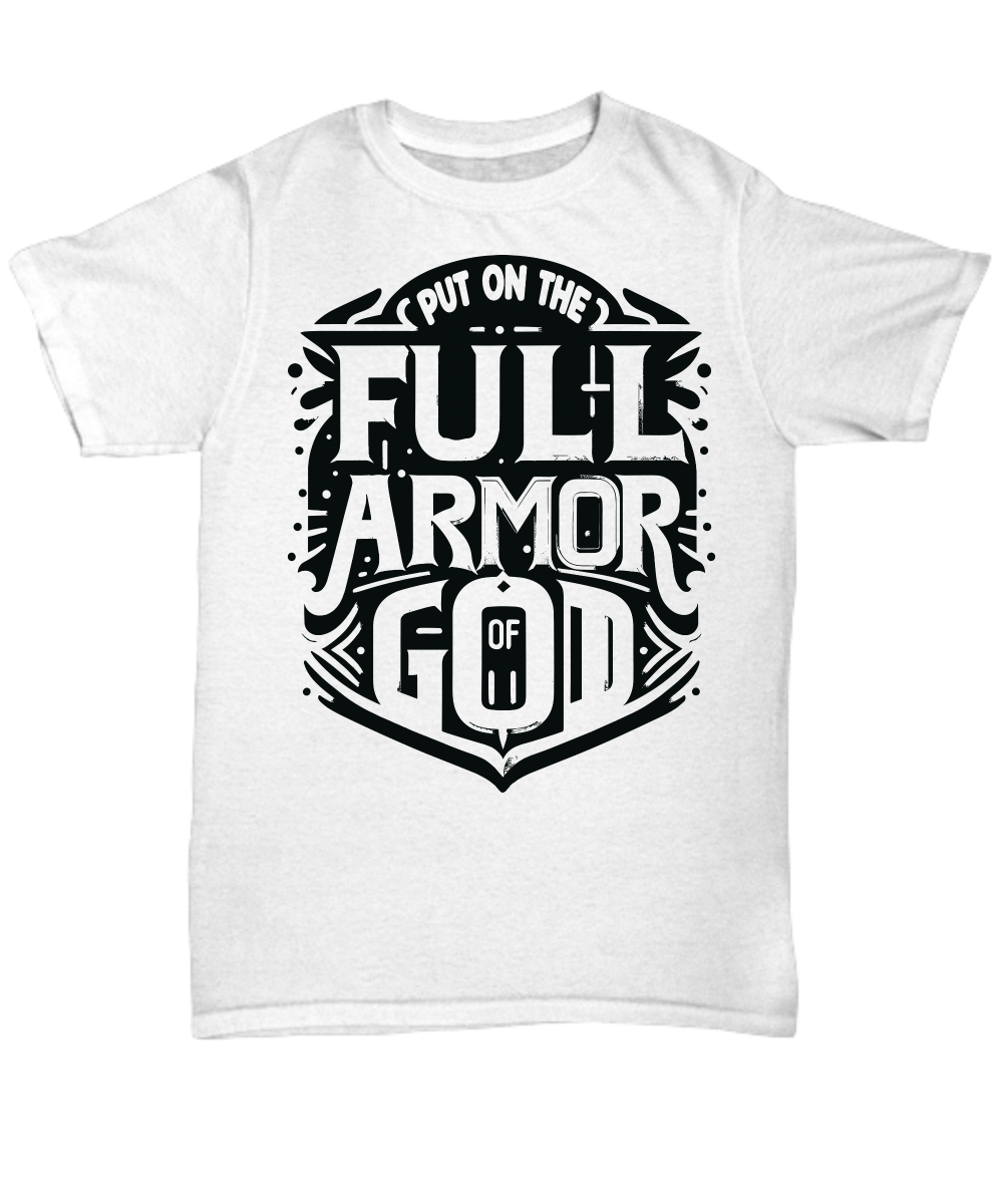 Embrace Your Faith Boldly: "Full Armor of God Ephesians 6:11" Bible Verse Shirt