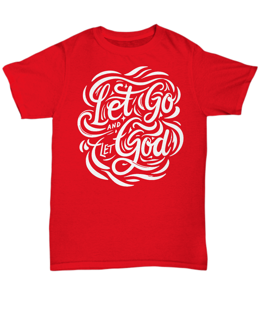 Spiritual Peace Tee - Let Go And Let God With Faith