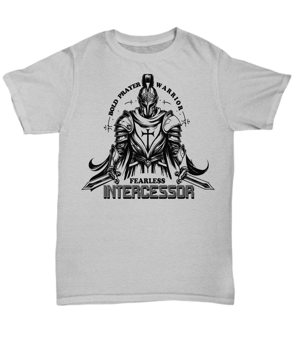 Bold Prayer Warrior Fearless Intercessor - Unyielding Faith Tee