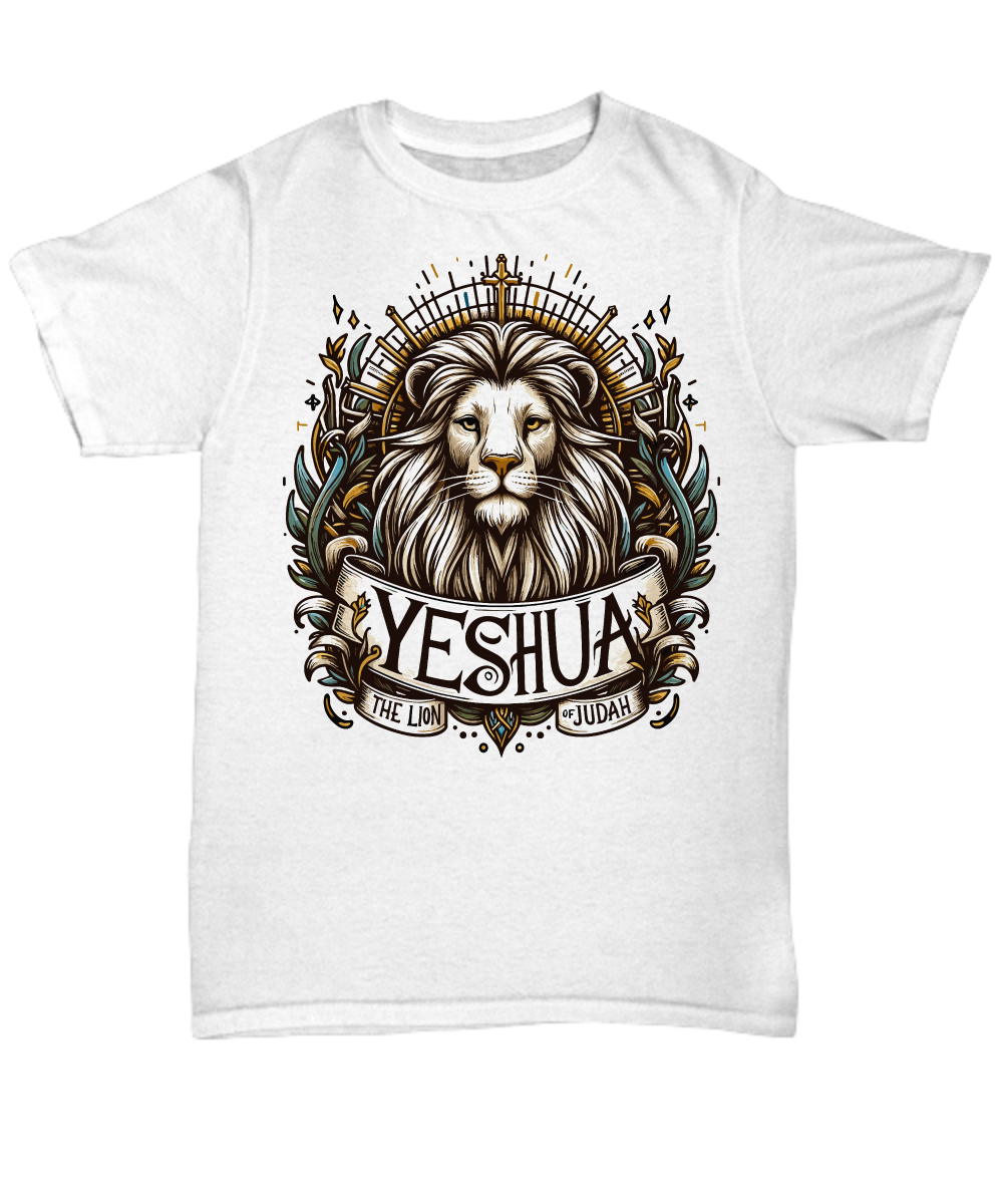Yeshua, Lion of Judah Tee: Proclaiming Jesus as King