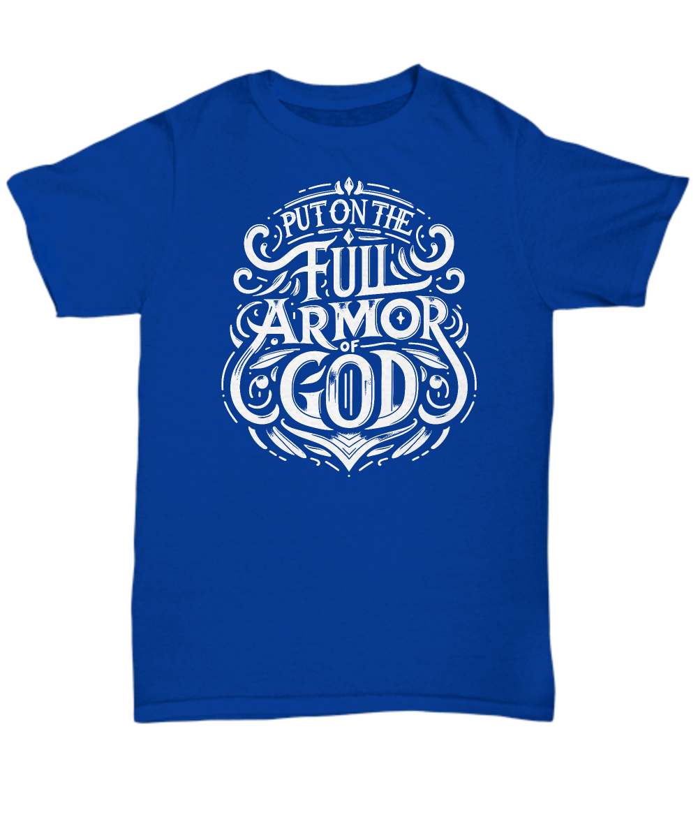 Full Armor of God Unisex Tee - Inspirational Christian Faith, Hope, Love T-Shirt | Ideal Gift for Believers