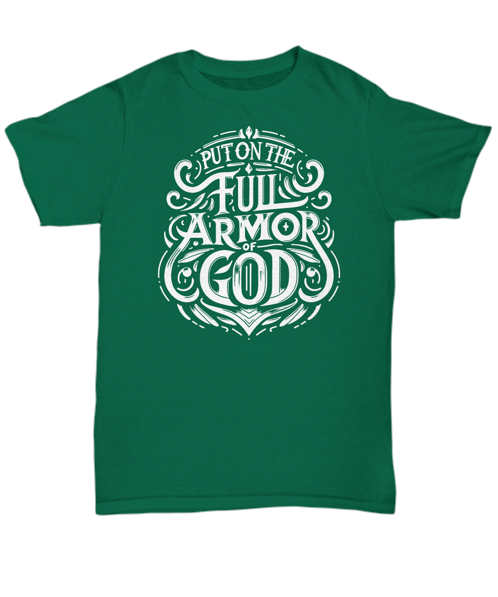 Full Armor of God Unisex Tee - Inspirational Christian Faith, Hope, Love T-Shirt | Ideal Gift for Believers