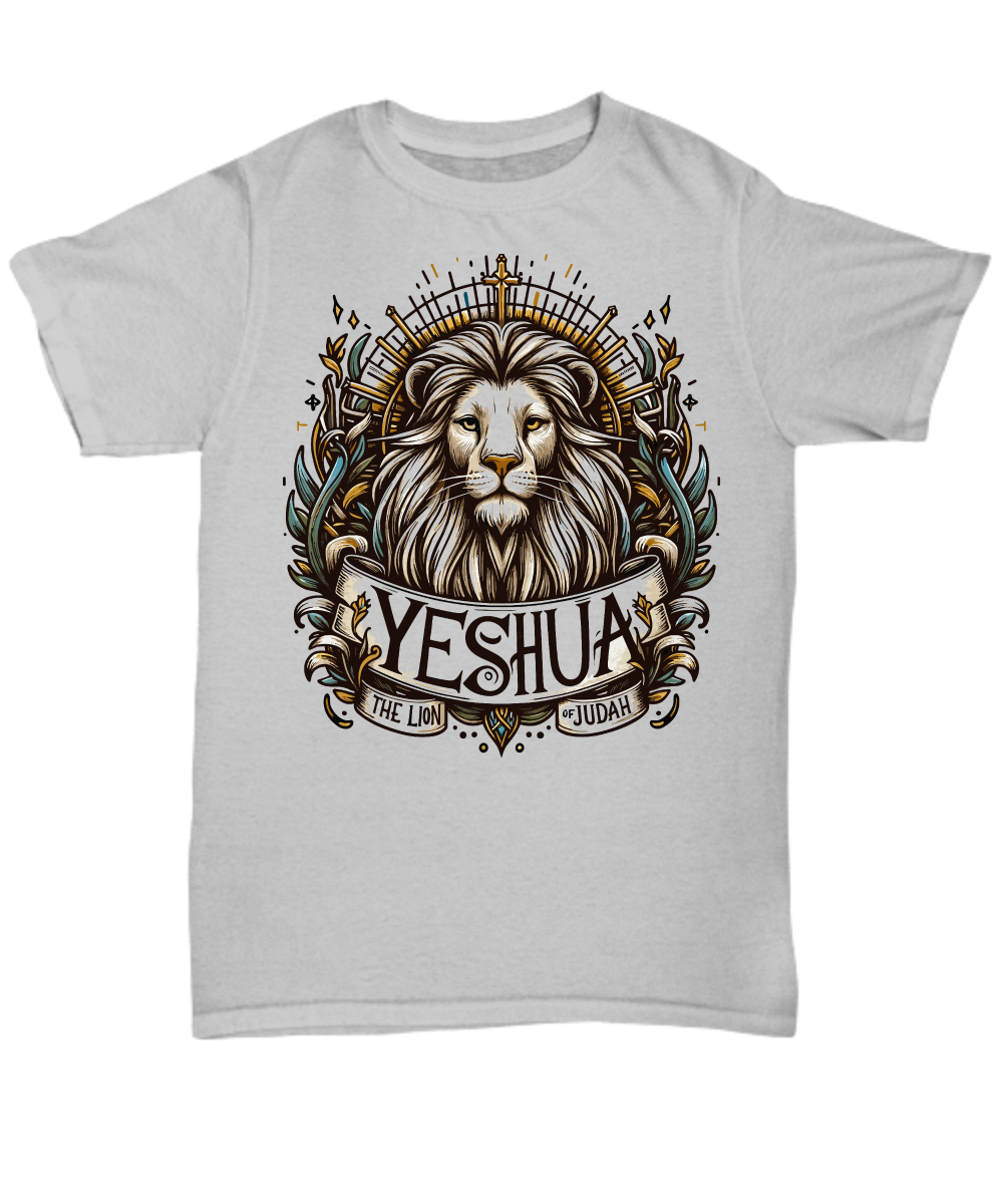 Yeshua, Lion of Judah Tee: Proclaiming Jesus as King