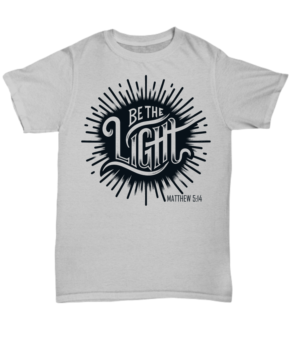 Shine Your Faith Brightly Scripture Shirt: Living Matthew 5:14's Call to Be the Light