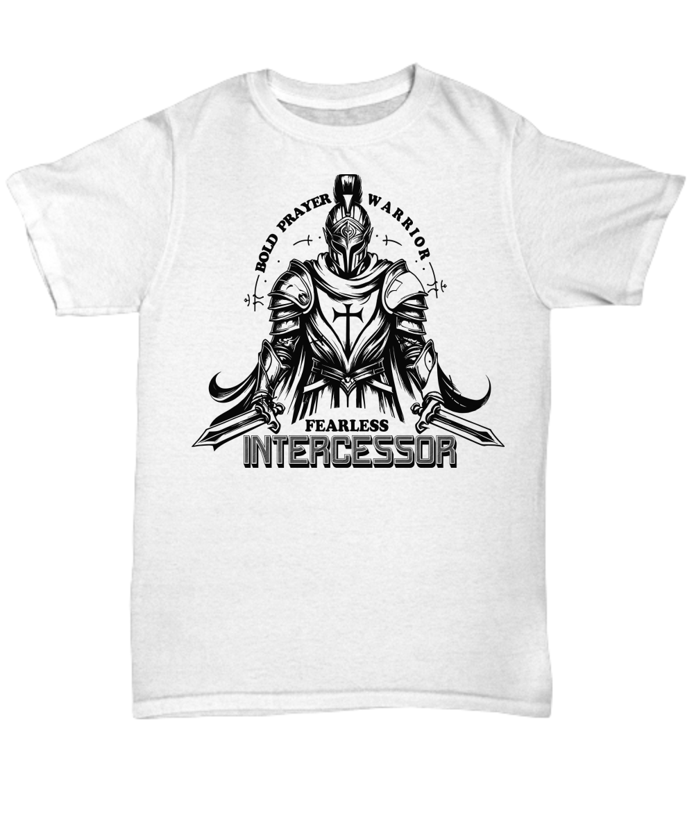 Bold Prayer Warrior Fearless Intercessor - Unyielding Faith Tee