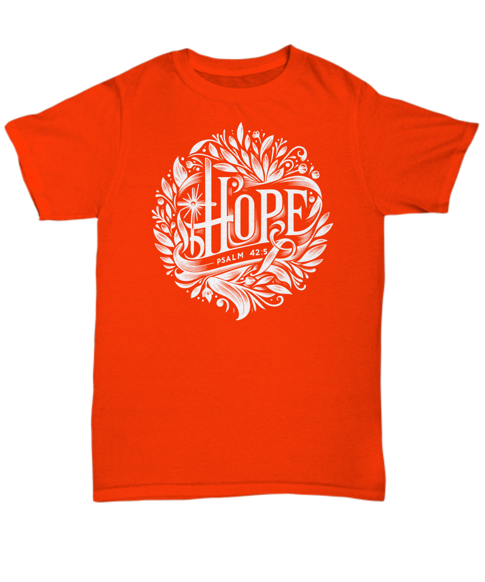 Hope Psalm 42:5 Scripture Tee - Inspirational Bible Verse Shirt