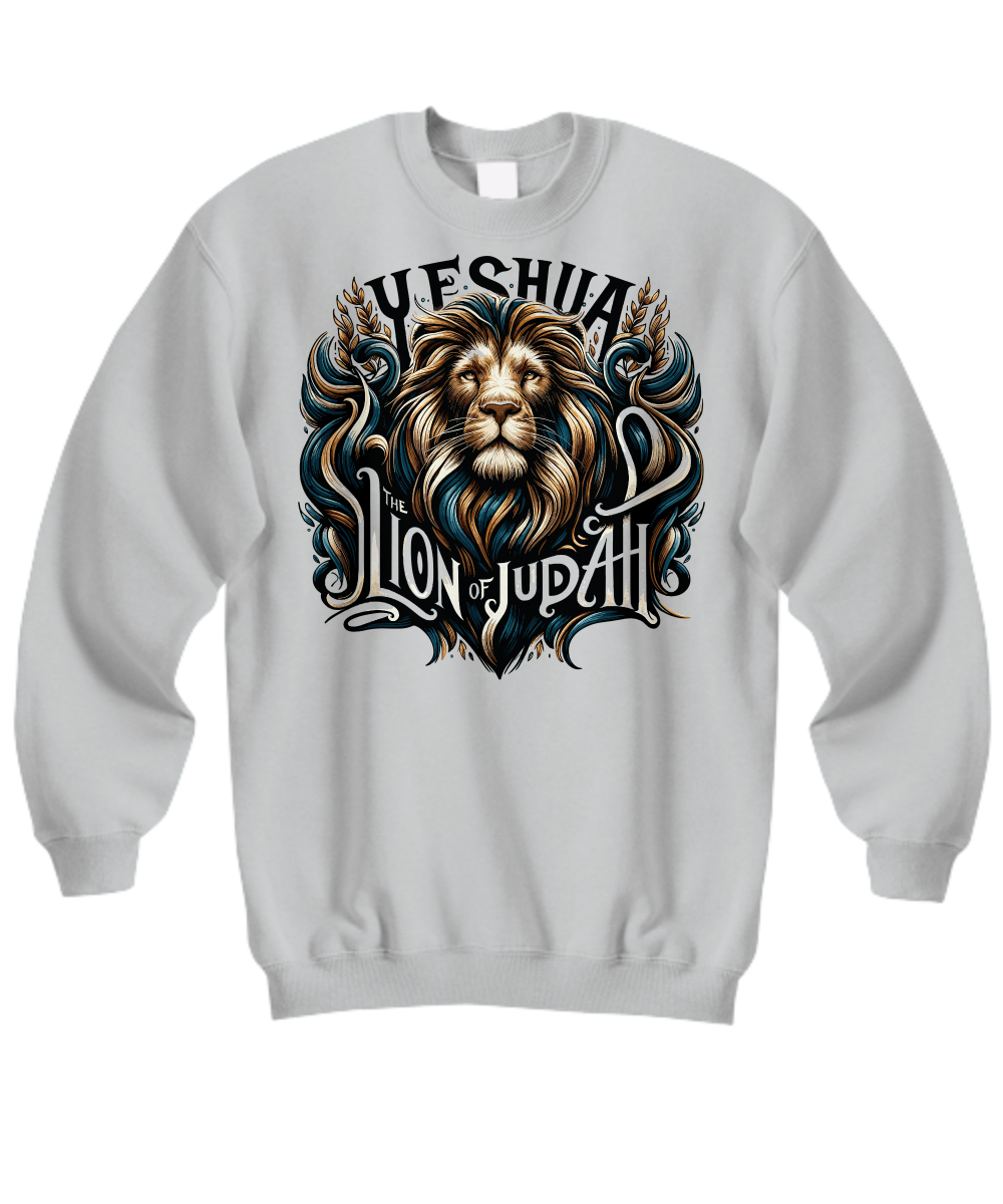 Declare Your Faith: Jesus is King - Yeshua the Lion of Judah Sweatshirt