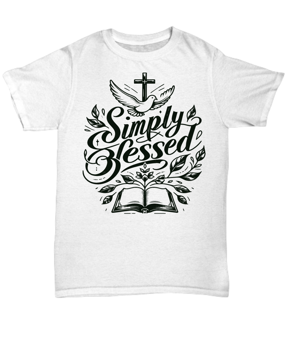 "Simply Blessed" Christian T-Shirt: Embrace Your Faith with Style