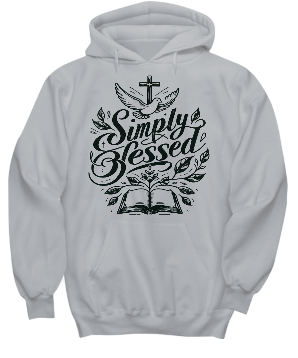 Simply Blessed Hoodie - Wear Your Faith Proudly