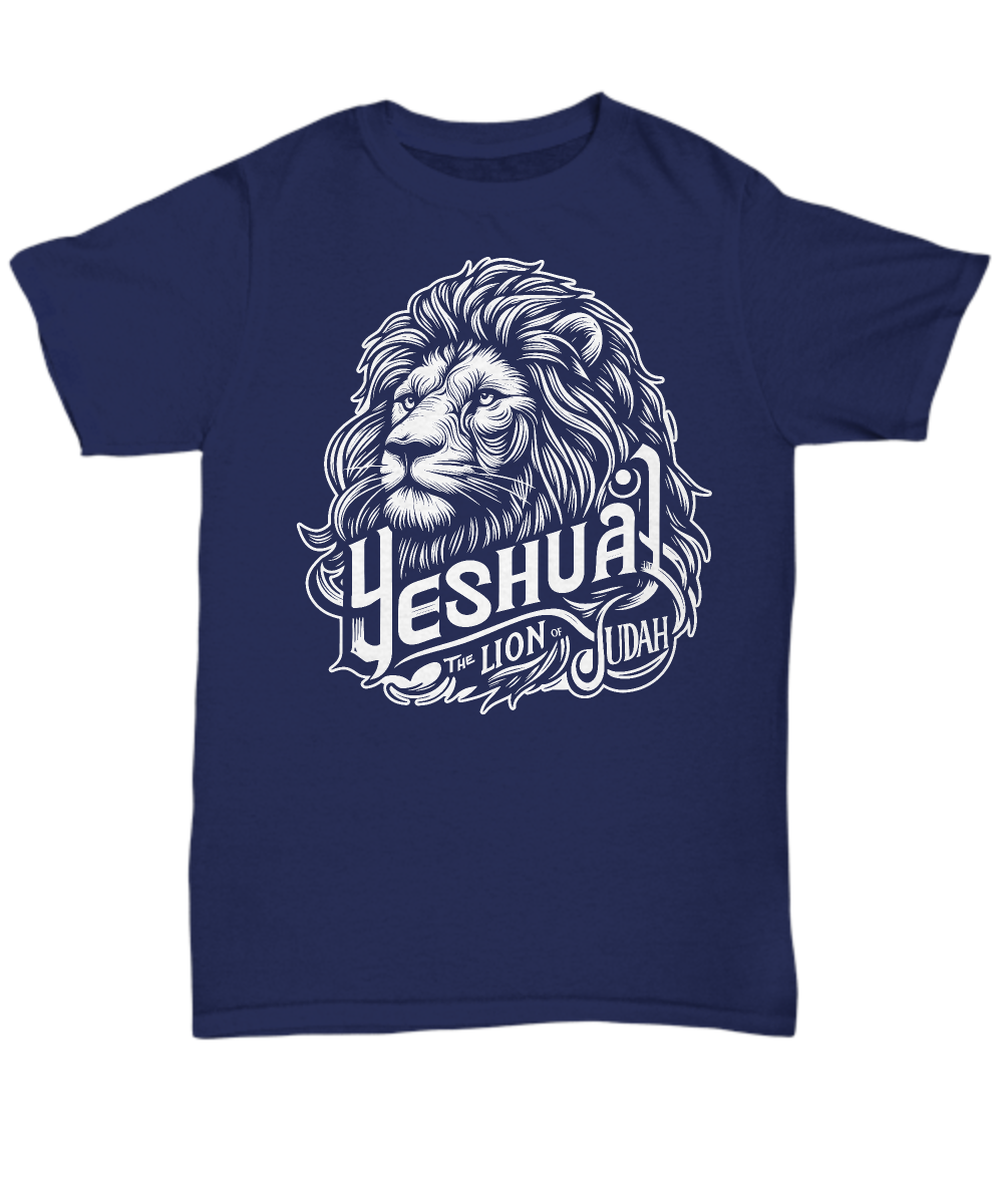 Yeshua, the Lion of Judah' - Kingly Christian Tee
