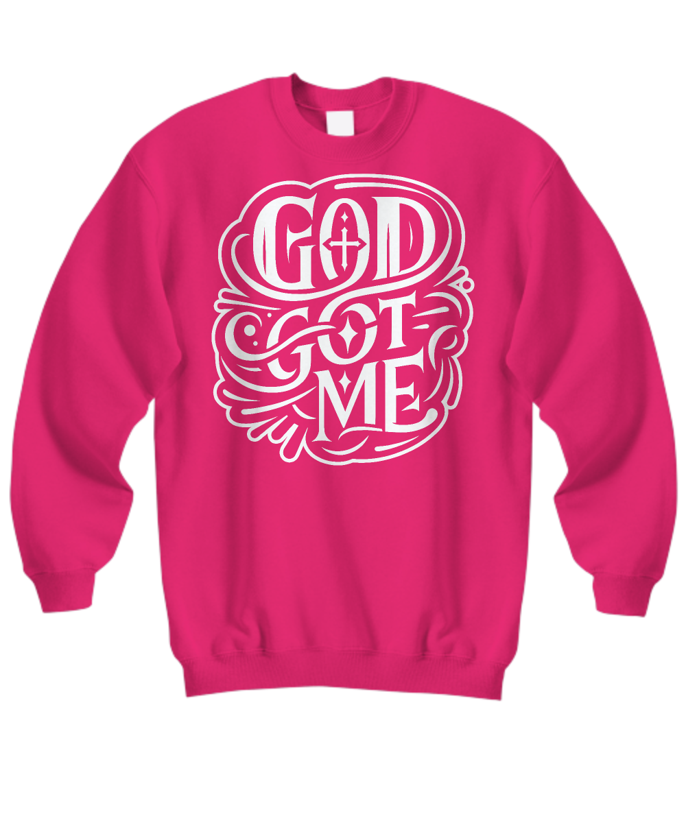 Anchored in Hope: 'God Got Me' Faith Sweatshirt