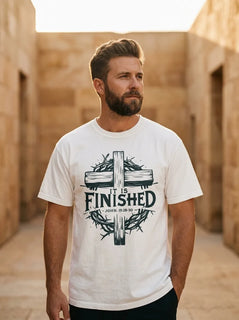 It Is Finished John 19:30 Cross Comfort Colors T-Shirt - Hero Lifestyle