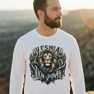 Yeshua: Lion of Judah Long Sleeve T-Shirt - Hero Lifestyle