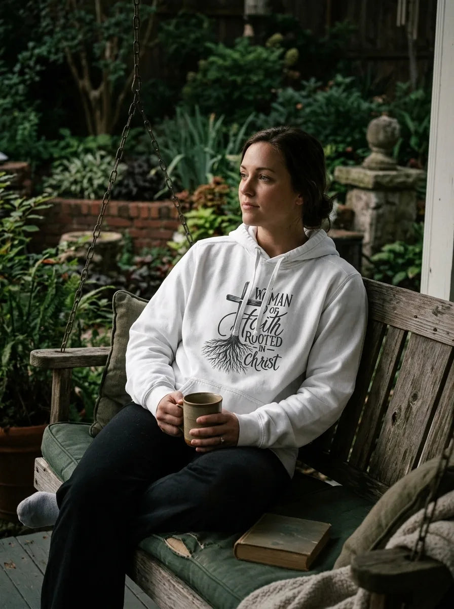 Rooted in Christ Women's Faith Hoodie - Vibe Lifestyle