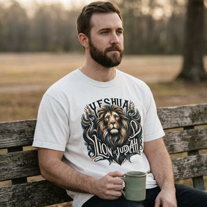 Yeshua Lion of Judah Tee | Comfort Colors Faith Shirt - Vibe Lifestyle