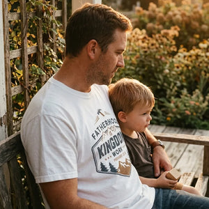 Fatherhood is Kingdom Work T-Shirt for Dads - Vibe Lifestyle