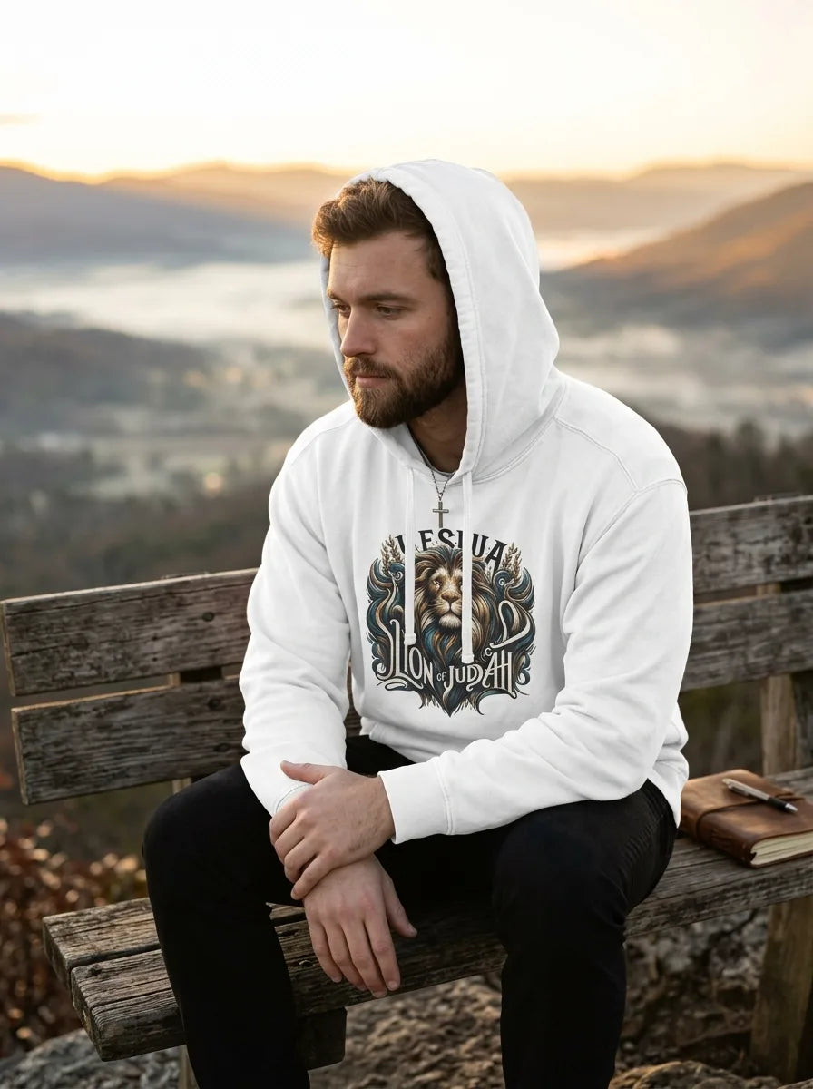 Yeshua, Lion of Judah Hoodie – Roar Your Faith - Vibe Lifestyle
